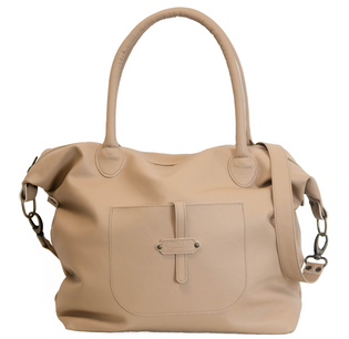 BIGSHOPPER MOMMYBAG APPLE LEATHER CAMEL 🍎