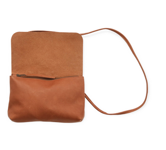 SOFT CORD SADDLE BAG  TAN 