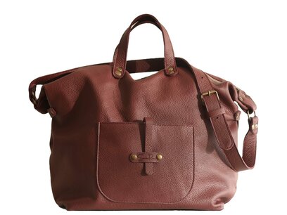 BIGSHOPPER MOMMYBAG BURGUNDY
