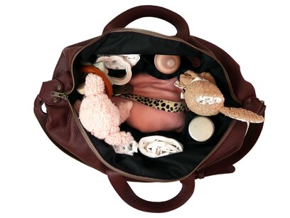 BIGSHOPPER MOMMYBAG BURGUNDY