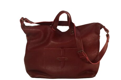 BIGSHOPPER MOMMYBAG BERRY RED 
