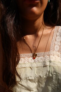 LOVE HAMMERED HEART NECKLACE 